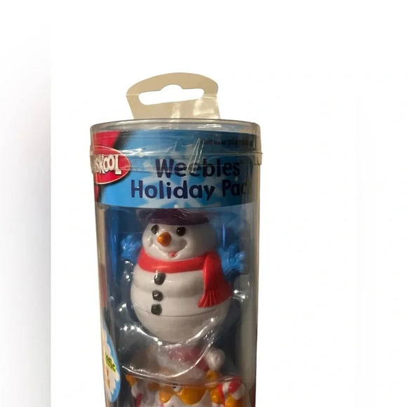 NEW PLAYSKOOL WEEBLES HOLIDAY PACK 3 FIGURES SANTA, REINDEER & SNOWMAN L… - Picture 3 of 8